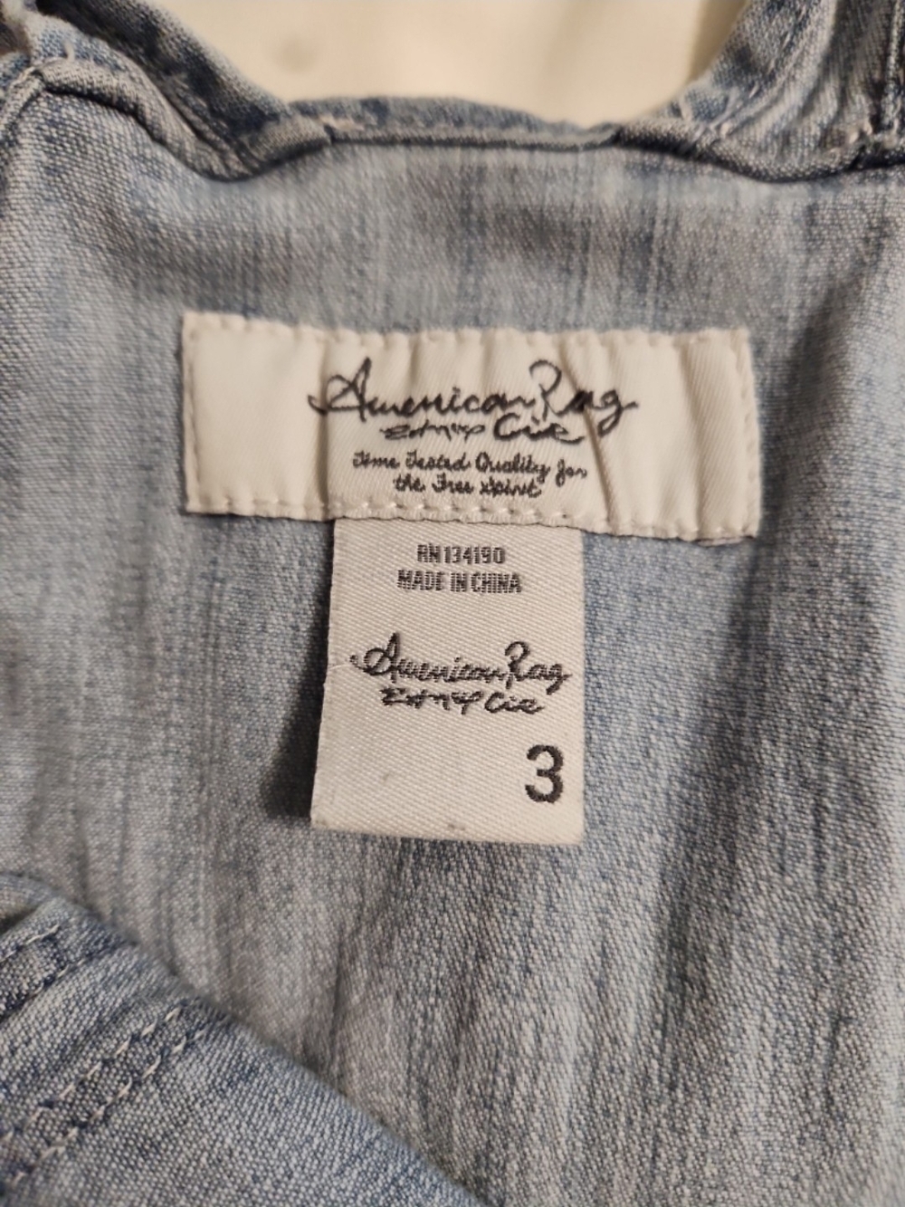 American Rag Overalls - 3 - Picture 6 of 6